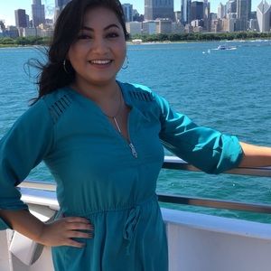 Turquoise dress